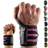 BIOMORPH Bandagen- und Zughilfenset (Schwarz-Pink)