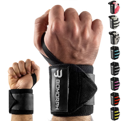 BIOMORPH Handgelenk-Bandagen (Schwarz)