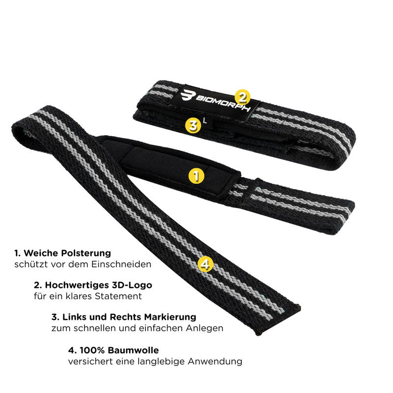 Wrist Wrap & Lifting Straps Bundle (Black-Grey)